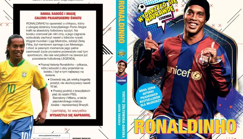 Ronaldinho, numer 10 na koszulce, legenda futbolu. Jego historia od Porto Alegre do światowych stadionów.